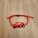 Βραχιόλι μακραμέ με τον McQueen κεντημένο με χάντρες Miyuki