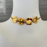 Χρυσό βραχιόλι με κύκλους