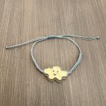 Βραχιόλι μακραμέ γαλάζιο σύννεφο