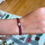 Βραχιόλι μακραμέ μονόγραμμα D