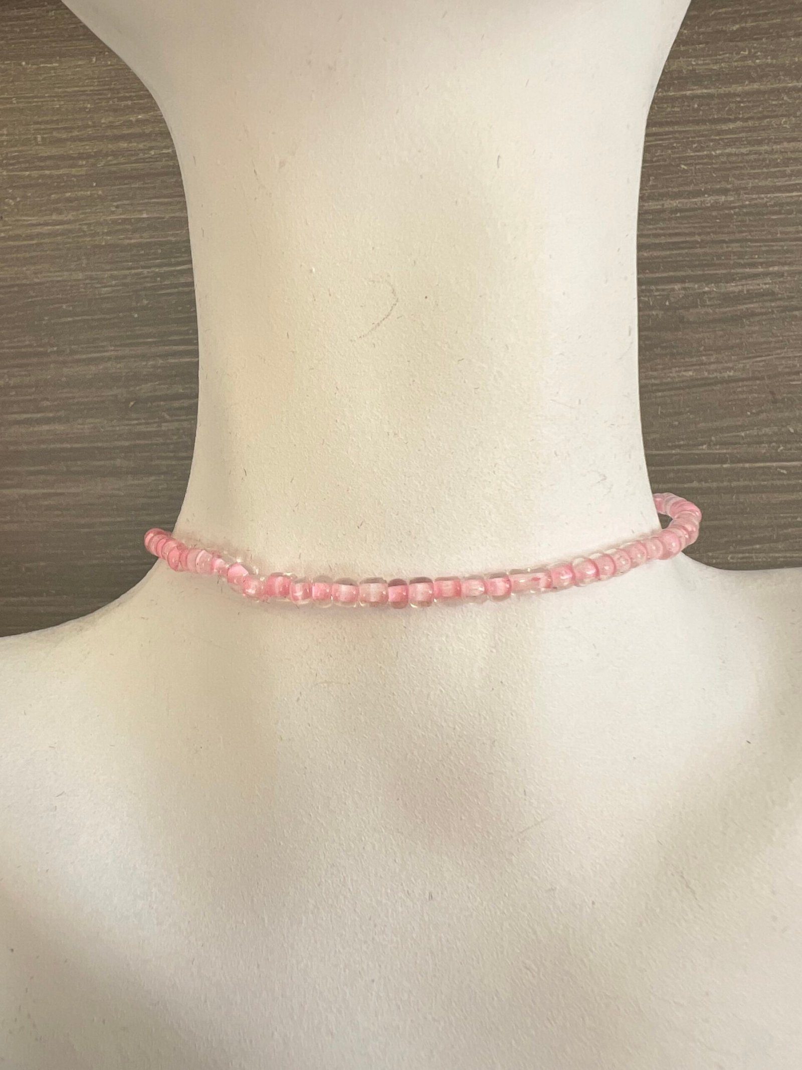 BRA69W-scaled-1.jpeg Βραχιόλι ροζ χάντρες - Image 1