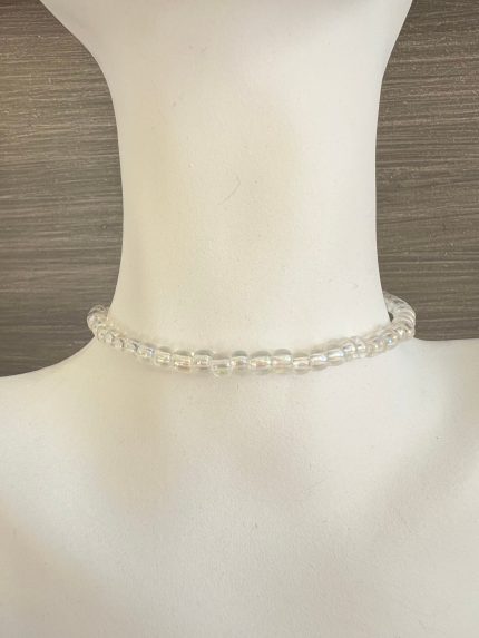 Βραχιόλι διάφανες χάντρες