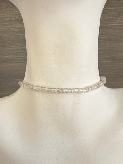 Βραχιόλι διάφανες χάντρες