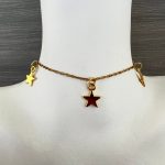 Χρυσό βραχιόλι με αστέρια
