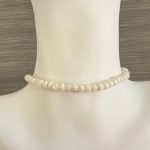 Βραχιόλι λευκές χάντρες