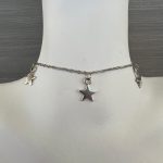 Ασημί βραχιόλι με αστέρια