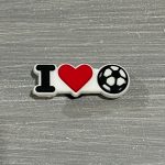 Αξεσουάρ για crocs I love football