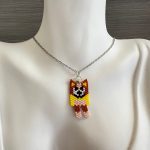 Κολιέ Bingo κεντημένο με χάντρες Miyuki