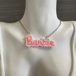 Κολιέ Barbie κεντημένο με χάντρες Miyuki