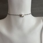 Βραχιόλι με ασημί καρδιά