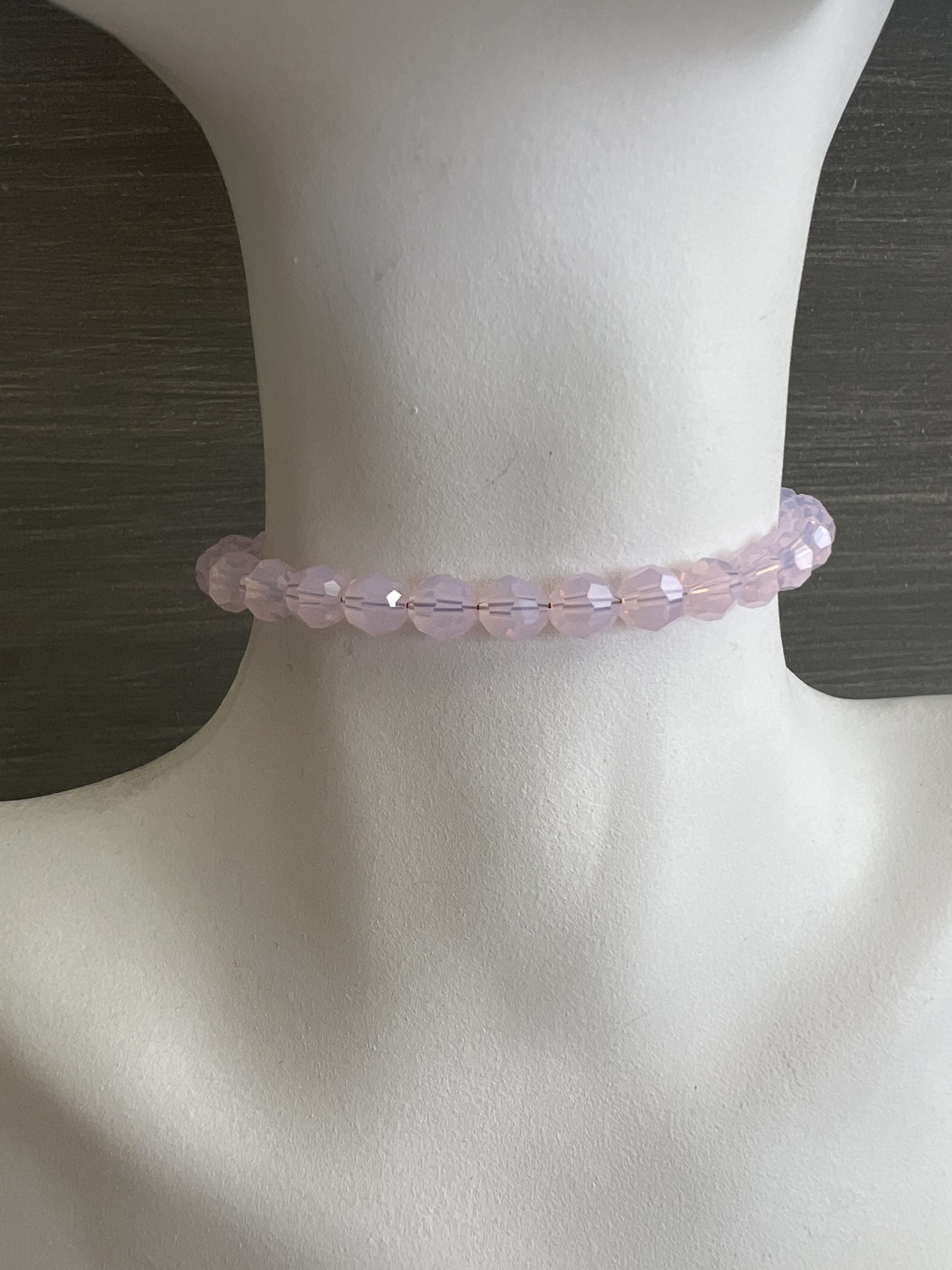 BRA136W Βραχιόλι με ροζ πέτρες Rose Water Opal - Image 1