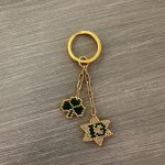 Μπρελόκ τριφύλλι και αστέρι 13