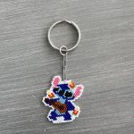 Μπρελόκ με τον Stitch κεντημένο με χάντρες Miyuki