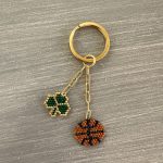 Μπρελόκ Παναθηναϊκός μπάσκετ κεντημένο με χάντρες Miyuki