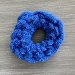 Puffy Scrunchie Blue Royale