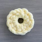 Puffy Scrunchie Yellow Lemon