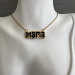 Κολιέ Mama κεντημένο με χάντρες Miyuki