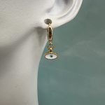 Χρυσοί κρίκοι με μάτια