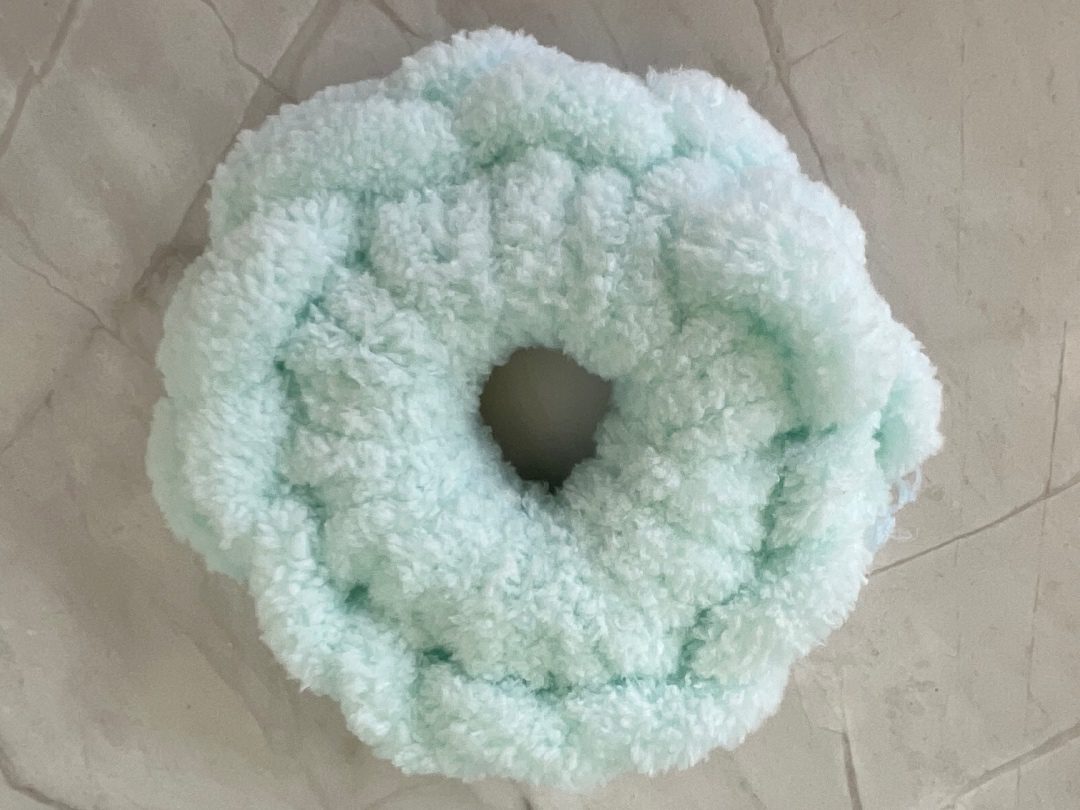 HR36W Puffy Scrunchie Aqua - Image 1