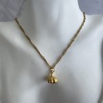 Κολιέ σκόρδο με χρυσή αλυσίδα