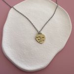 Κολιέ καρδιά με ασημί αλυσίδα