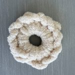 Puffy Scrunchie Honey Beige