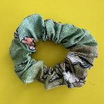 Scrunchie πράσινο εξωτικό