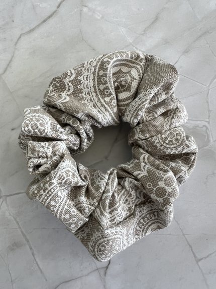 Scrunchie μπεζ