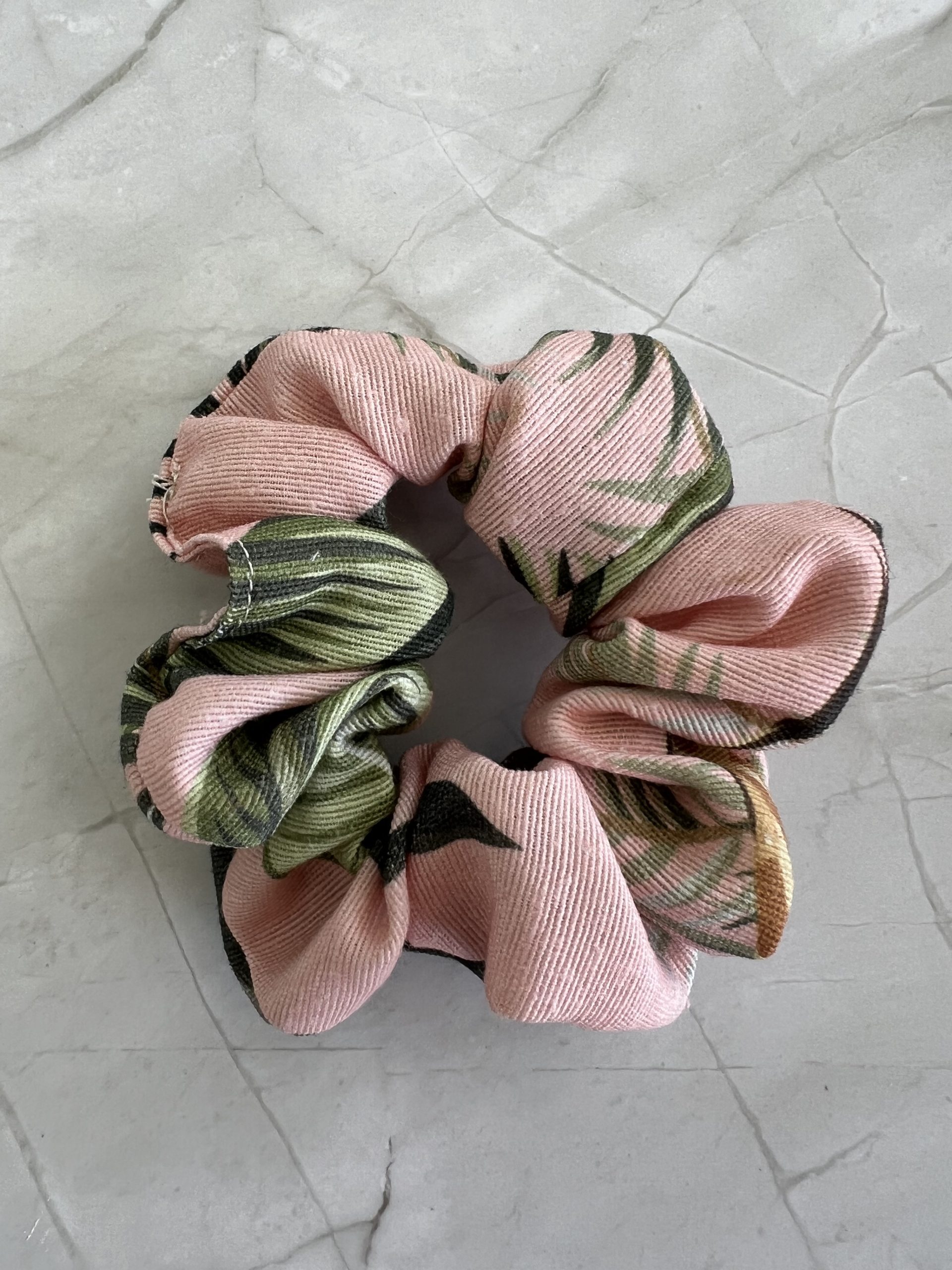 HR70 Scrunchie ροζ εξωτικό - Image 1