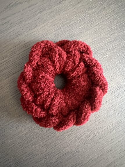Puffy Scrunchie Burgundy