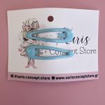 Τσιμπιδάκια για τα μαλλιά γαλάζιο - 2 τμχ