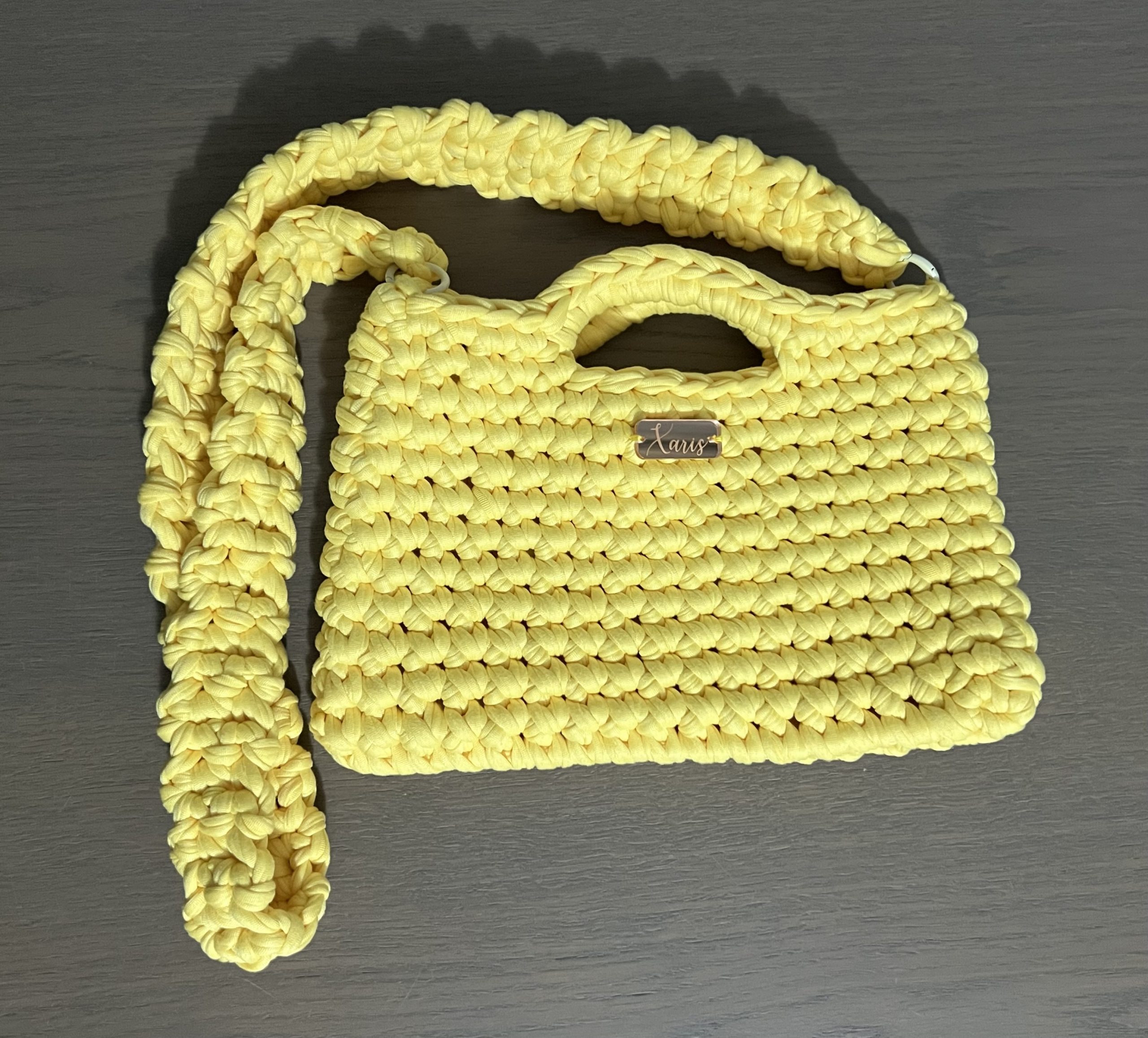 BG66 Τσάντα πλεκτή “Mini Lemonita” - Image 1