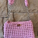 Τσάντα πλεκτή “Baby Pink”