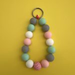 Μπρελόκ πολύχρωμες χάντρες