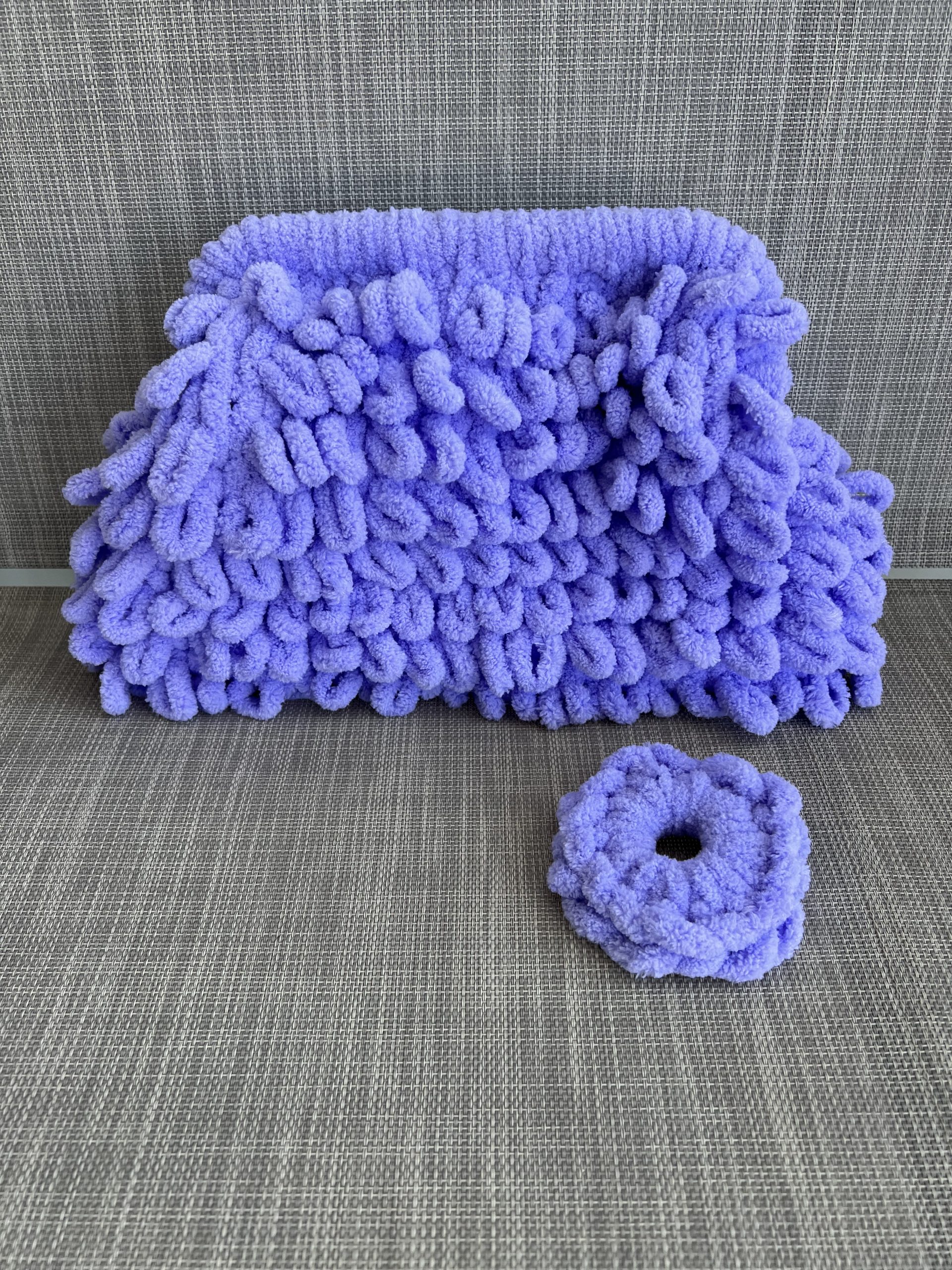 BG73 Puffy Bag Purple 25cm - Image 1