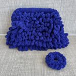 Puffy Bag Navy Blue 25cm