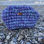 Τσάντα πλεκτή “Purple Ciel”