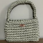 Τσάντα πλεκτή “Light Olive”