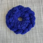 Puffy Scrunchie Navy