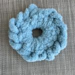 Puffy Scrunchie Dusty Blue