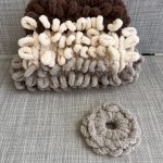 Puffy Bag Beige Multi 20cm