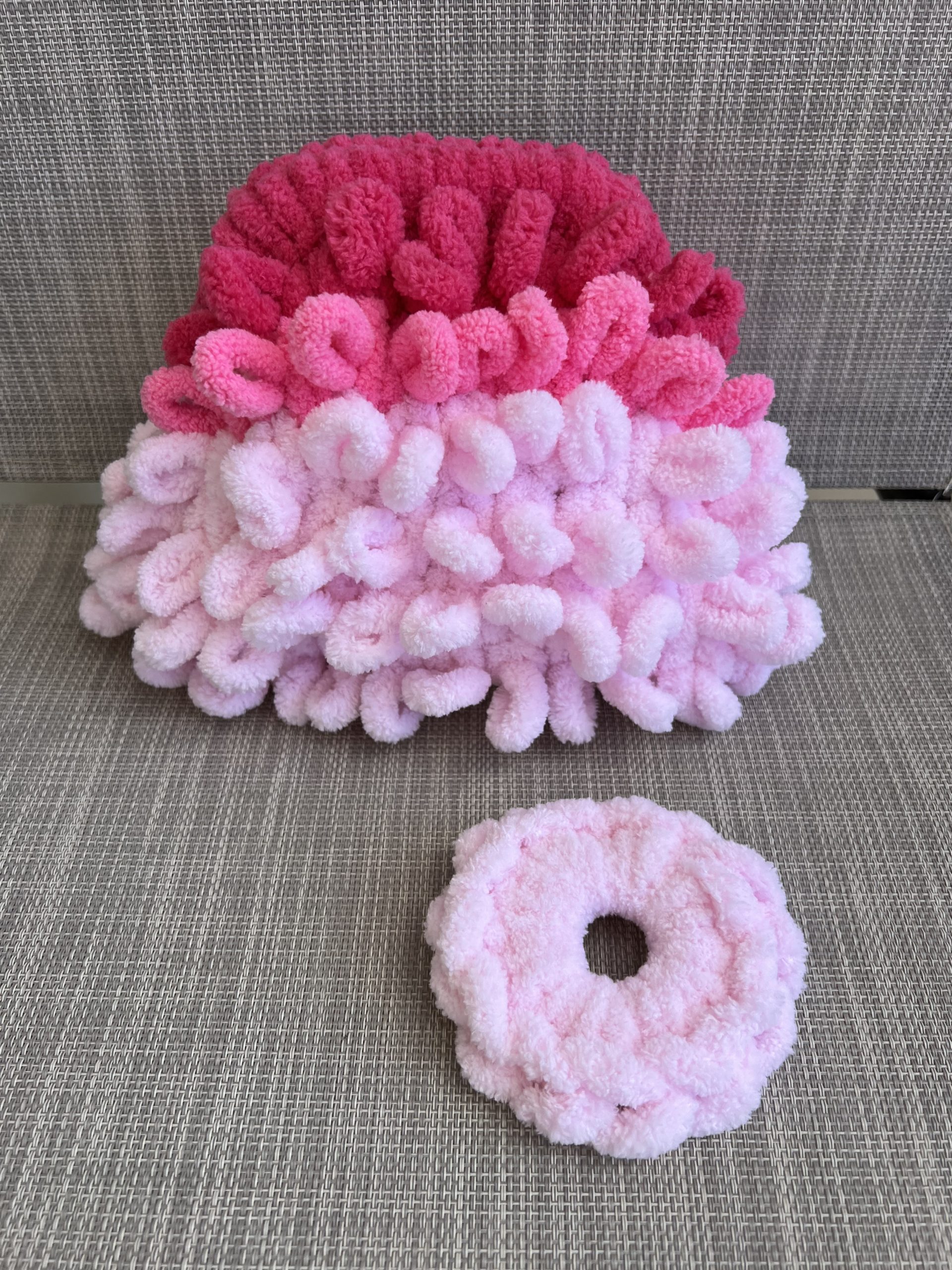 BG102B Puffy Bag Pink Multi 14cm - Image 1