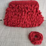 Puffy Bag Red Wine 25cm