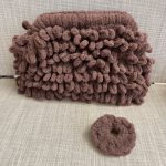 Puffy Bag Dark Coffee 25cm