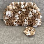 Puffy Bag Multi Beige 25cm