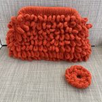 Puffy Bag Dark Orange 25cm
