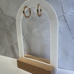 Χρυσοί κρίκοι διάμετρος 1,5 εκ.