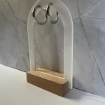 Ασημί σφυρήλατοι κρίκοι διάμετρος 1,5 εκ.