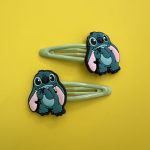 Τσιμπιδάκια για τα μαλλιά Stitch - 2 τμχ