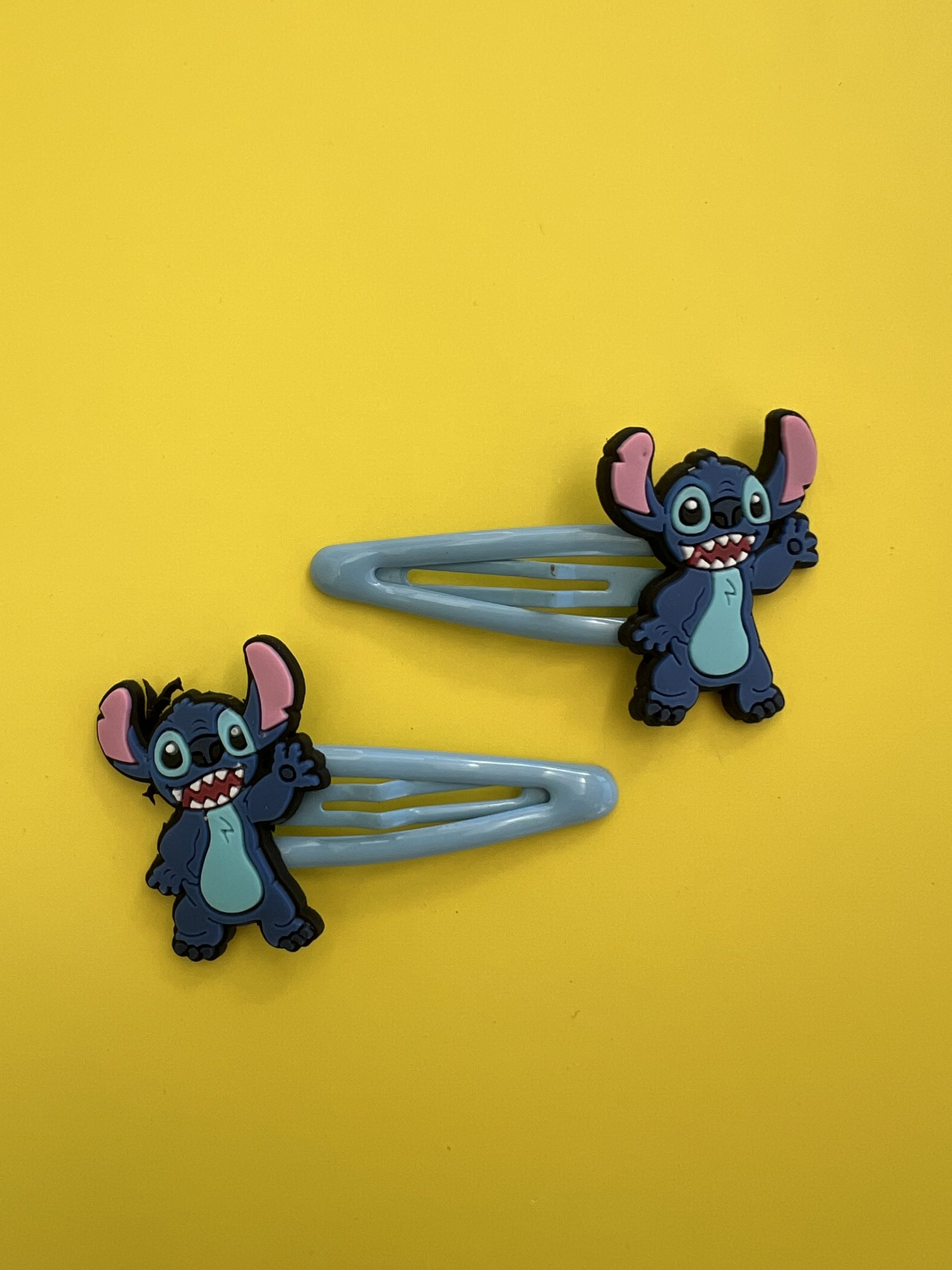 HR116 Τσιμπιδάκια για τα μαλλιά Stitch - 2 τμχ - Image 1